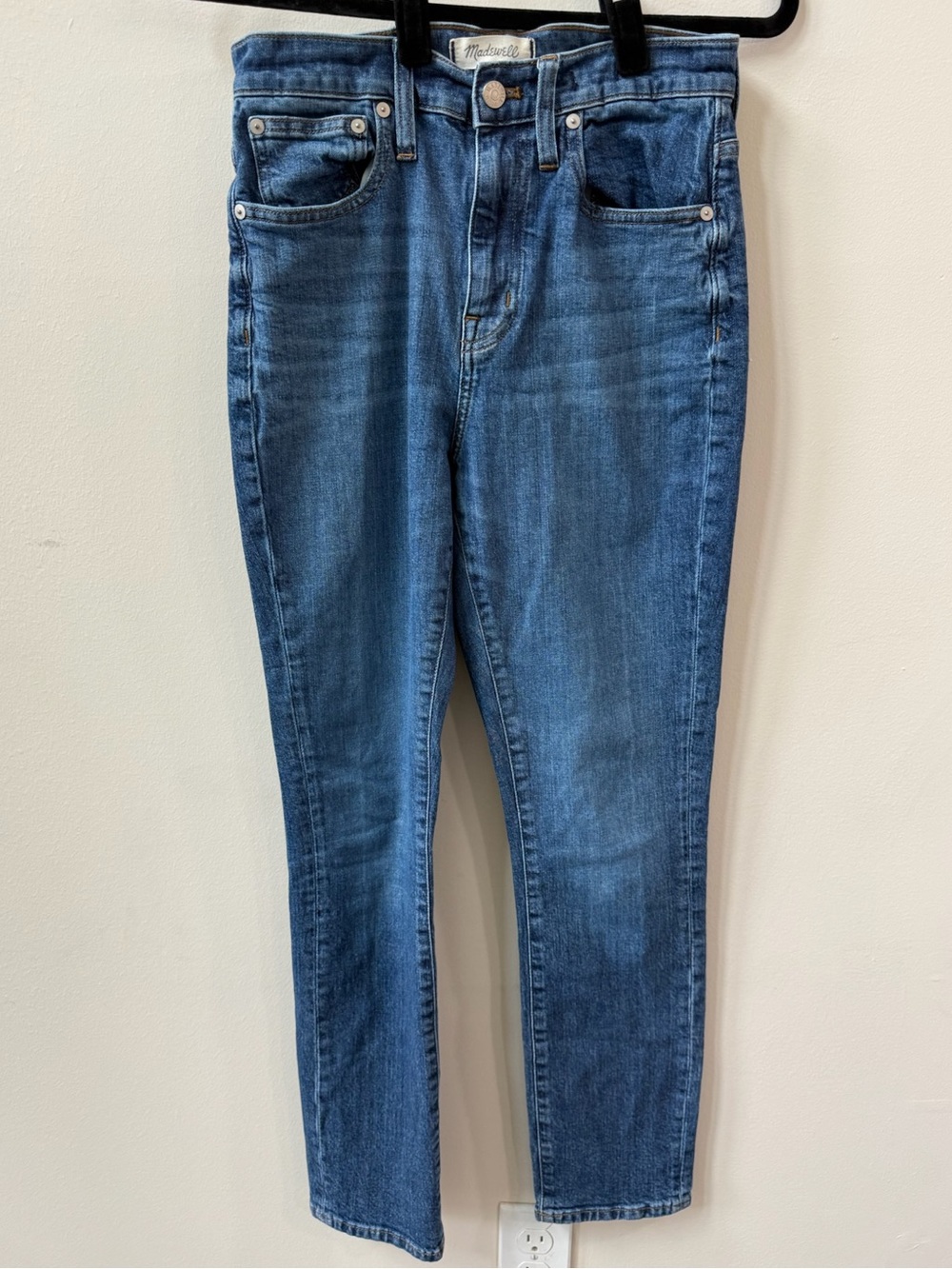 Madewell The High Rise Slim Boy Jean Mid Wash Skinny Jeans Size 26